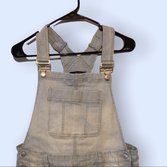 Blue spice overall shorts, denim blue. sz 13 - Picture 1 of 8